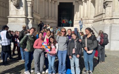 COS Youth Group & Young Adults at Papal Mass in Brussels